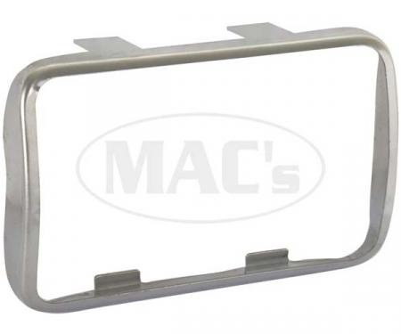 Ford Mustang Clutch Pedal Pad Trim Ring - Stainless Steel