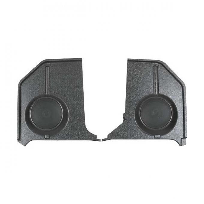 Custom Autosound Ford Mustang Kick Panels with 80 Watt Speakers, Convertible, 1964-1966