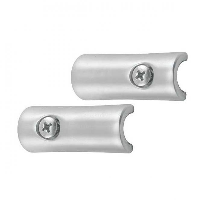 Inside Rear View Mirror Arm & Screw Set, Correct Satin Finish