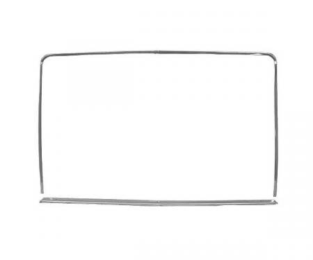 Ford Mustang Rear Window Moulding Kit - 4 Pieces - Fastback