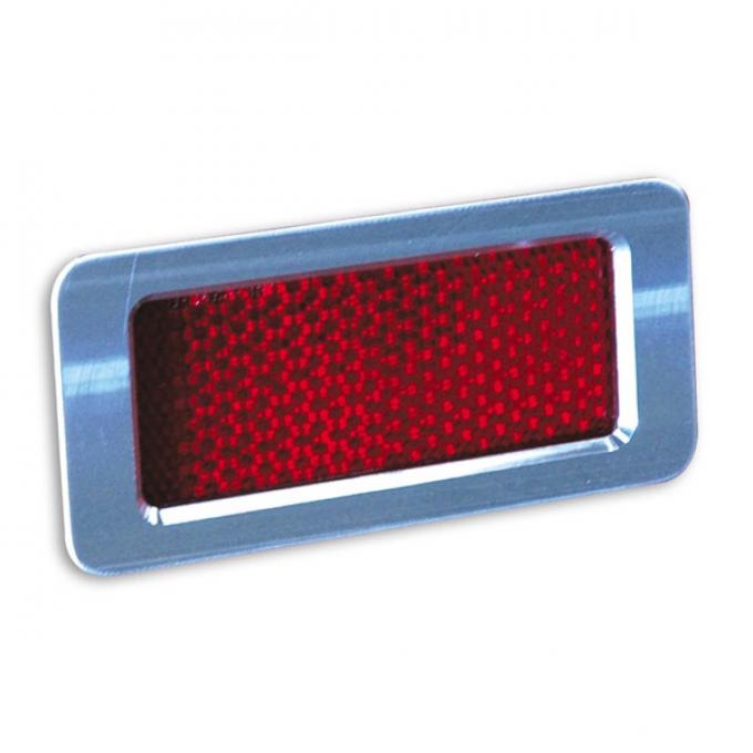 Mustang Billet Front Side Marker Bezels, 1971-1973