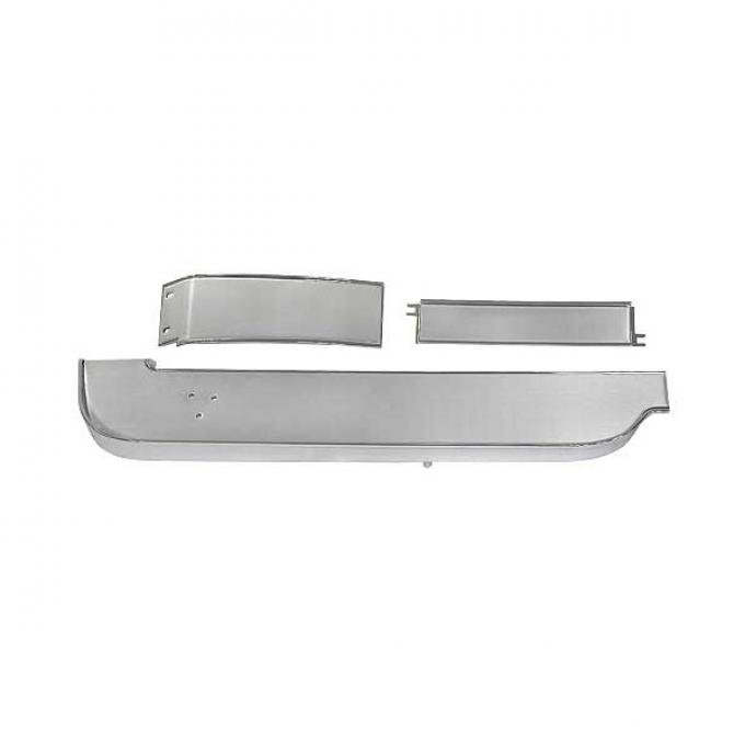 Ford Mustang Brushed Aluminum Trim Panel Set - 3 Pieces