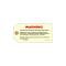 Ford Thunderbird Tag, Disc Brake Master Cylinder Warning, 1965