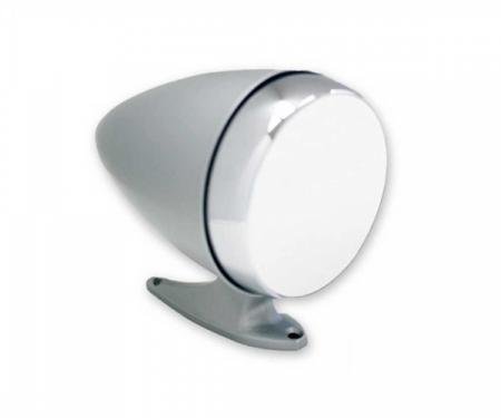 Ford Mustang - Bullet Mirror, Rotunda Style, Convex Right, Chrome, 1965-1967
