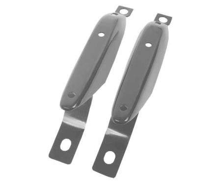 Ford Mustang Rear Bumper Guards - Plain Unpainted