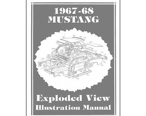 Mustang Exploded View Illustration Manual - 184 Pages