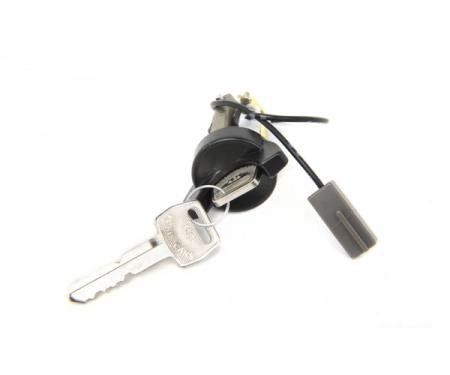 Ford Mustang Ignition Lock Cylinder w/ 2 Keys, Black 1979-93