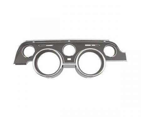 Ford Mustang Instrument Bezel - Black Plastic Camera Case Finish And Chrome