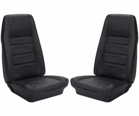 Ford Mustang, Cpe Full Set w/Bkt Seats, Uph, Dk Blu 72-73