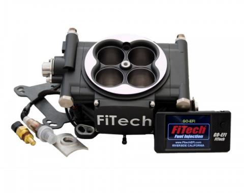 FiTech Fuel Injection 600 HP Power Adder Kit, Matte Black Finish