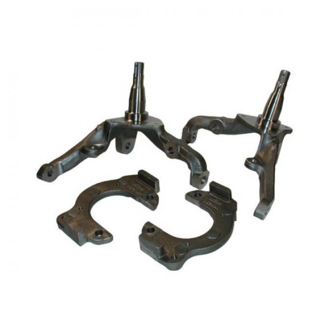 Ford Mustang Stock Height Disc Brake Spindle Set With Caliper Brackets