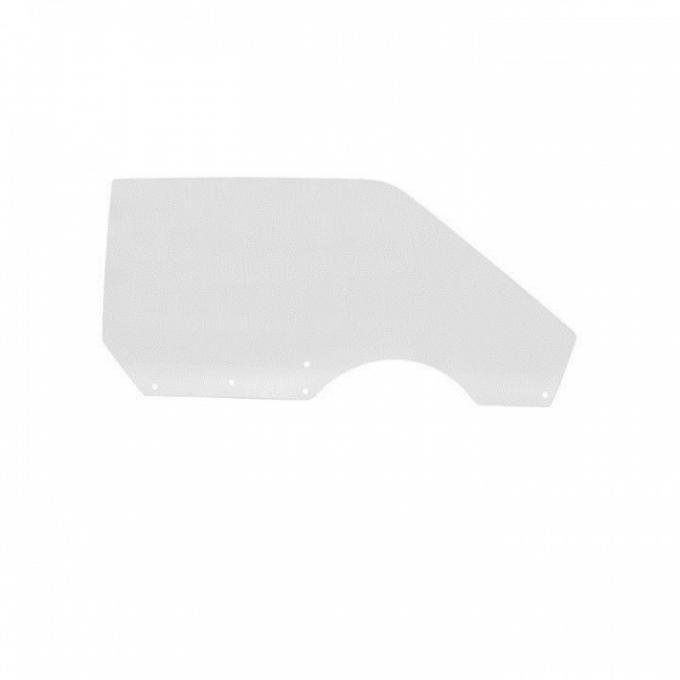 Door Glass, Left - 71-73 Ford Mustang - Convertible