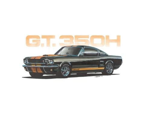 Limited Edition Print, Mustang, Shelby GT350H, Black, 1966