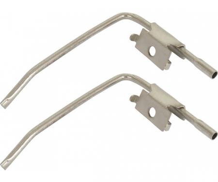 Ford Mustang Windshield Washer Jets/Bracket Assembly 69-70 Mustang Pair