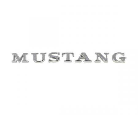 Ford Mustang Trunk Lid Letter Set - Mustang - Chrome - Individual Letters - Pin Type
