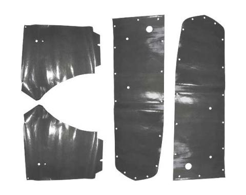 Ford Mustang Door Trim Panel Water Shields - 4 Pieces - Coupe