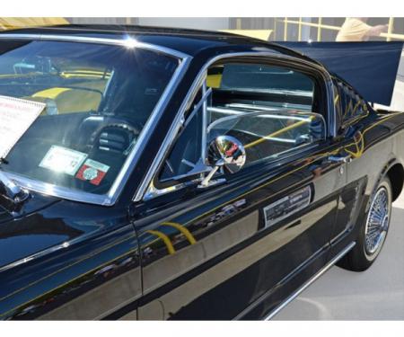 Door Glass, Left - 65-66 Ford Mustang - Fastback