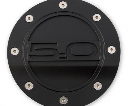 Drake Muscle 2015-2019 Ford Mustang 5.0 Comp Series Fuel Door, Black FR3Z-6640526-5A