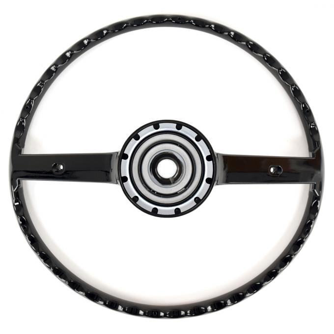 ACP Steering Wheel 2-Spoke For Horn Bars Black FM-ES008E