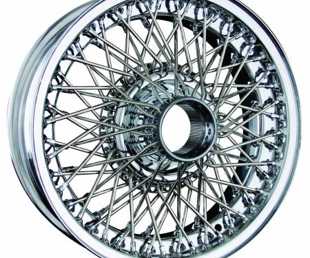 Dayton Wire Wheel -Jaguar-E-Type I, 3.8 Saloon-Tubeless-15x5-72-Chrome D455CTL