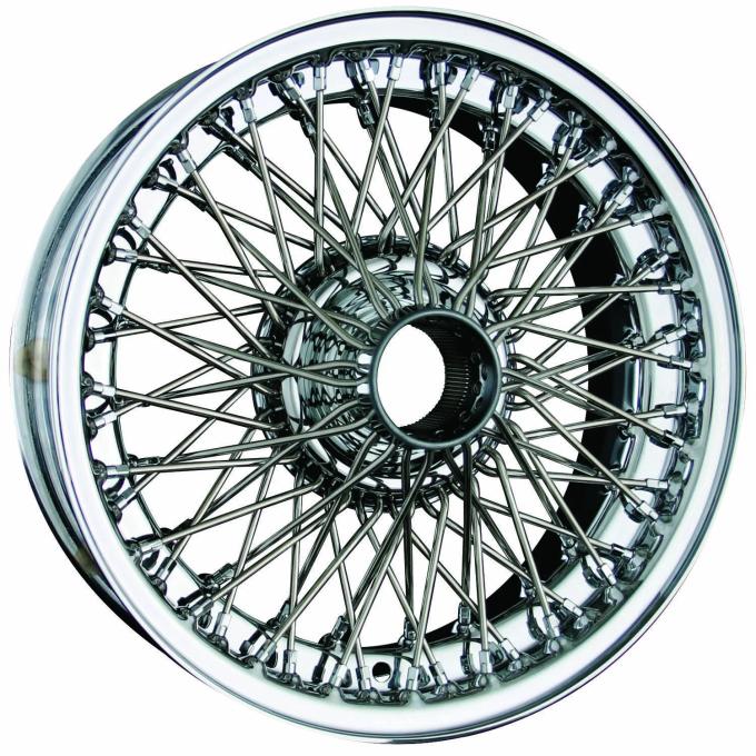 Dayton Wire Wheel 15x6 Dayton Wire 72 Spoke Chrome TT D457CCTT