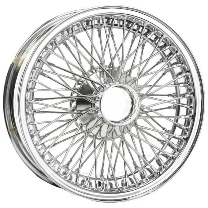 Dayton Wire Wheel -Jaguar-E-Type II-Tube Type-15x5-72-Chrome D472CTT