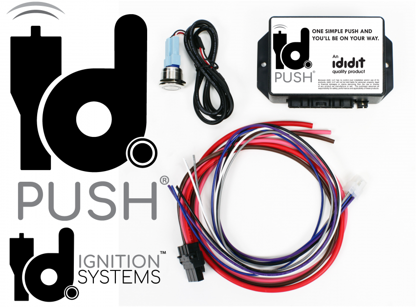 ididit id.PUSH Basic Push Button Ignition System 2600600100 Mustang Depot