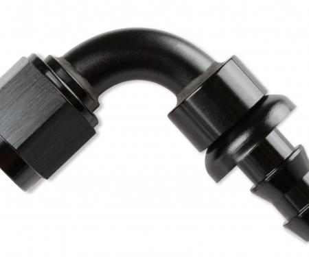 Mr. Gasket -10 an 90 Degree Push-on Hose Ends, Black 209010-BL