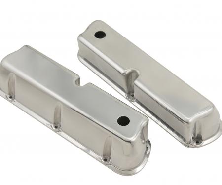 Mr. Gasket Polished Aluminum Tall-Style Valve Covers 6840G