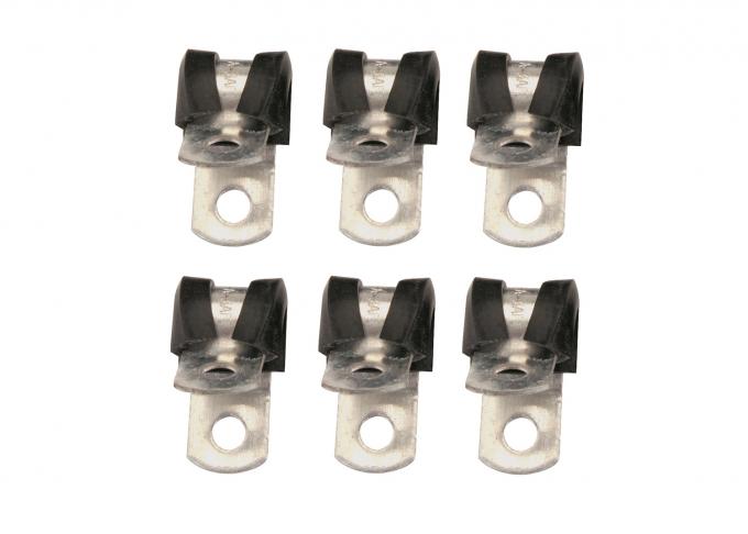Mr. Gasket Adel Mount Clamps, 3/16 Inch, 6 Pieces 3770G