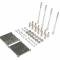 Mr. Gasket Cast Aluminum Tall Valve Covers, Polished 6890G
