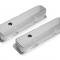 Mr. Gasket Fabricated Aluminum Valve Covers, Silver Finish 6872G