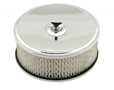 Mr. Gasket Air Filter Assembly, Chrome, 6-1/2 Inch X 2-7/16 Inch 4346