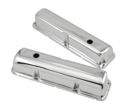 Mr. Gasket Chrome Valve Covers with Baffle 9412