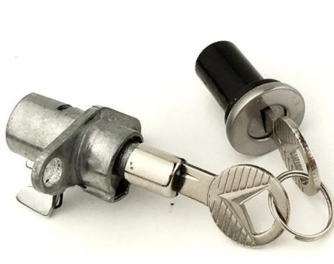 Ford Mustang Glove Box and Trunk Lock, 1965-1966