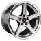 OE Replica Wheels FR06B - 18" Replica Wheel FR06B Fits Ford Mustang Saleen Rim 18x9 Chrome Wheel FR06B-18090-5450-24C