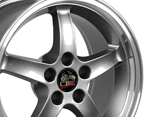 OE Replica Wheels FR04B - 17" Replica Wheel FR04 Fits Ford Mustang Cobra Rim 17x9 Gunmetal Wheel FR04B-D17090-5450-24GM