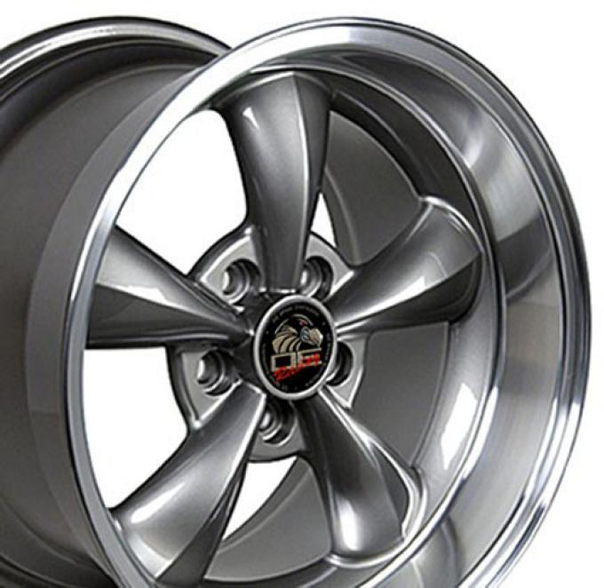 OE Replica Wheels FR01 - 17" Replica Wheel FR01 Fits Ford Mustang Bullitt Rim 17x10.5 Gunmetal Wheel FR01-17105-5450-27AM