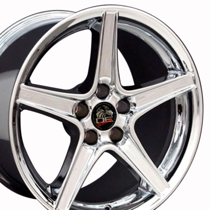 OE Replica Wheels FR06B - 18" Replica Wheel FR06B Fits Ford Mustang Saleen Rim 18x9 Chrome Wheel FR06B-18090-5450-24C