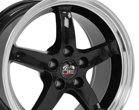 OE Replica Wheels FR04B - 17" Replica Wheel FR04 Fits Ford Mustang Cobra Rim 17x9 Black Wheel FR04B-D17090-5450-24BM