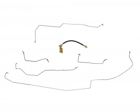 Leed Brakes 1964-1966 Ford Mustang Complete vehicle brake line set to match disc brake conversion kits BLK0001