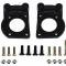 Leed Brakes 1964-1966 Ford Mustang Power Front Kit with Drilled Rotors and Black Powder Coated Calipers BFC0001-H405MX