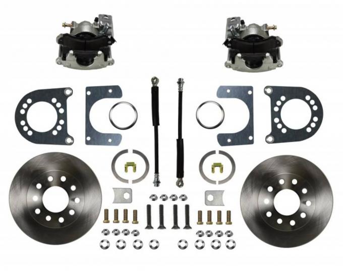 Leed Brakes Rear Disc Brake Kit with Plain Rotors and Zinc Plated Calipers RC0003