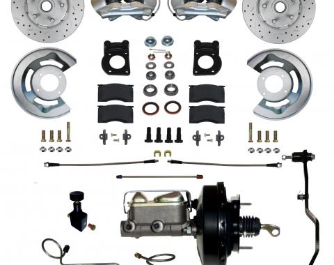 Leed Brakes Power Front Kit with Drilled Rotors and Zinc Plated Calipers FC0003-3405AX