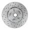 Leed Brakes 1964-1966 Ford Mustang Power Front Kit with Drilled Rotors and Black Powder Coated Calipers BFC0001-H405MX