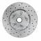 Leed Brakes Spindle Kit with Drilled Rotors and Red Powder Coated Calipers RFC0001SMX