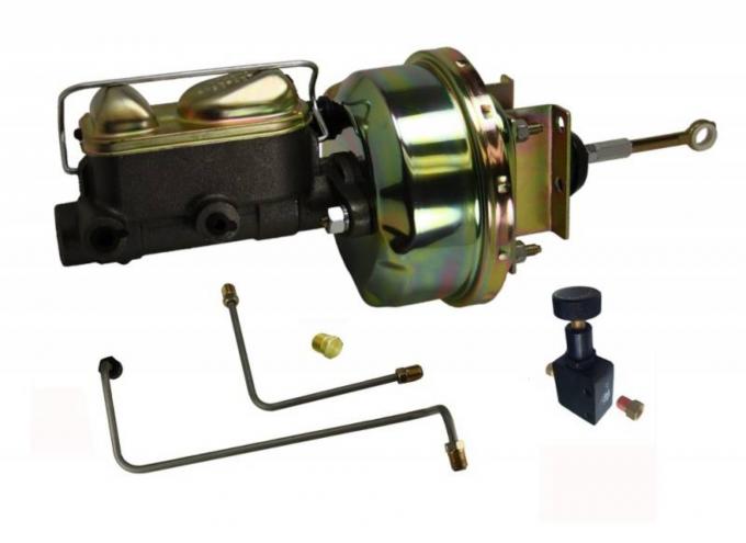 Leed Brakes 1964-1966 Ford Mustang Power Hydraulic Kit with pre-bent lines and adjustable valve FC0002HK