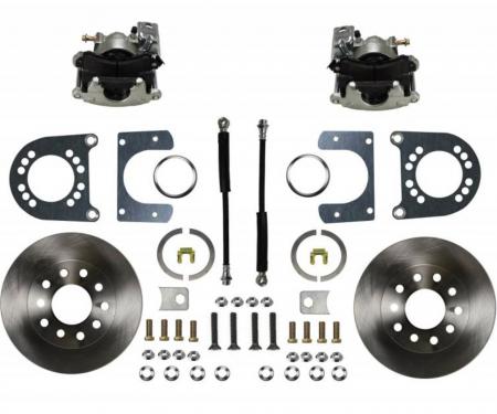 Leed Brakes Rear Disc Brake Kit with Plain Rotors and Zinc Plated Calipers RC0001