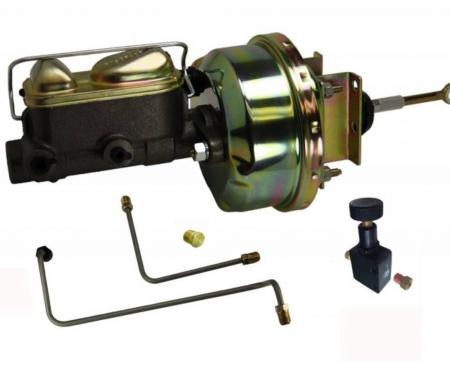 Leed Brakes 1964-1966 Ford Mustang Power Hydraulic Kit with pre-bent lines and adjustable valve FC0002HK