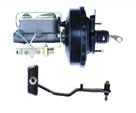 Leed Brakes 9 inch power booster, 1 inch bore master, disc/disc with automatic brake pedal 03473PA